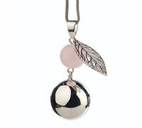 Bola de grossesse Collier, perle et feuille