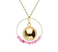 Bola de grossesse et tourmaline rose