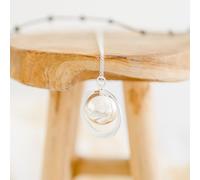 Bola de grossesse Gaïa chaîne (plaqué argent 925)