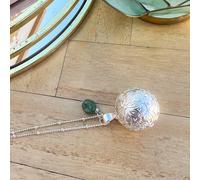 Bola de grossesse gravé argent argent TU