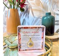 Bola de grossesse gravé avec labradorite or TU