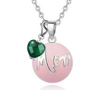 Bola de grossesse grelot mom et coeur émeraude