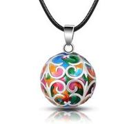 Bola de grossesse multicolore Collier pour future maman Multi G
