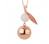 Bola de grossesse Or rose perle et feuille - Bola