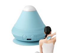 Bola de Masaje Montable - Rodillo Vibratorio Eléctrico de Adsorción | Liberación Muscular Deportiva | Para Espalda Cintura Yoga Relajación Hombre Mujer Entrenamiento