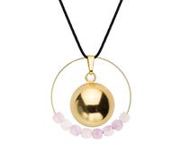Bola kunzite & cordon noir