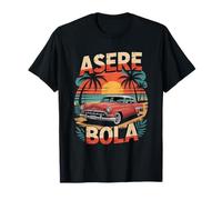 Bola rétro drôle d'automobile cubaine avec Dicton d'asère T-Shirt
