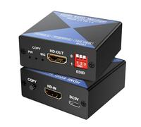 BolAAzuL Manager et émulateur HDMI 2.0 4K 60 Hz - Adaptateur 18 Gbps pour problèmes de prise en main et de compatibilité - HDCP 2.2 à 1.4 - Alimentation vidéo professionnelle avec Pass-Through CEC