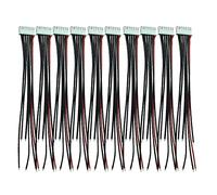 Boladge 10-Pieces 15cm 6S 7-Broches Câble équilibrage Batterie Chargeur D'équilibre Silicone Câble Fil JST XH Connecteur Plug Adapter pour RC Lipo Batterie (6S)