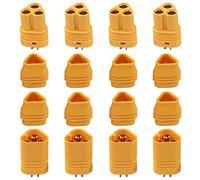 Boladge 4 Paires 3 Pôle 3.5mm Connecteur Femelle et Mâle MT60 Bullet ESC à Moteur Connecteur Set (4 Paires)