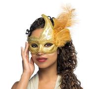 Boland 00219 Venice Paire de Masques pour Les Yeux Doré