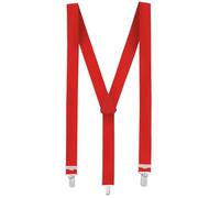 Boland 00586 - Bretelles rouges, one size, ajustables, élégantes, années 20, Gatsby, Carnaval, Halloween, Mardi gras, Fête à thème, Déguisement, Théâtre, Accessoire