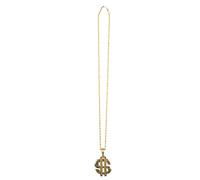 Chaîne signe dollar bling-bling | Or