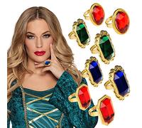 Boland Bague fantaisie réglable 00636 Pierre précieuse Multicolore Adulte