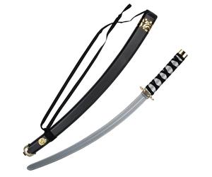 Boland 00660 - Epée Ninja avec fourreau, longueur env. 73 cm, plastique, sangle, samouraï, combattant, sabre, carnaval, Halloween, fête à thème