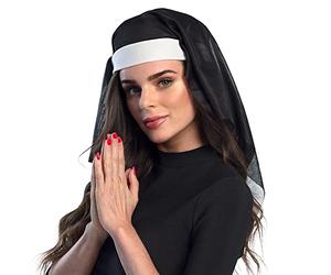 Boland 01096 - Nonne Couvercle Noir Taille Unique (Lot de 2)
