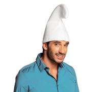 Boland 01354 - Bonnet de nain pour adulte, Blanc, Taille Unique