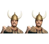 Boland 01485 - Casque Viking, couvre-chef pour costumes, accessoires pour costumes de carnaval, carnaval, fête à thème (Lot de 2)