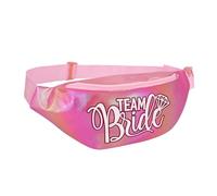 Boland 01536 - Sac banane Team Bride, sac à fermeture éclair, sac banane réglable pour enterrement de vie de jeune fille et enterrement de vie de garçon