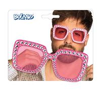 Boland 02632 02632 Lunettes de fête pour adulte avec strass Rose Taille unique