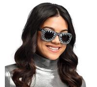 Boland 02666 - Lunettes de fête Bad Glam, lunettes pour adultes, lunettes amusantes sans verres correcteurs, lunettes de carnaval, accessoires pour déguisements de carnaval