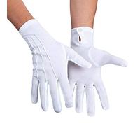Boland Gants 10102434 – adulte, bouton-pression, coutures brodées – Blanc XL