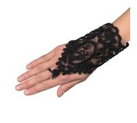 Boland 03160 Paire de gants en dentelle pour poignet Florence Noir