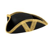 Boland 04039 Chapeau de corsaire Royal Fortune, Noir, Taille unique
