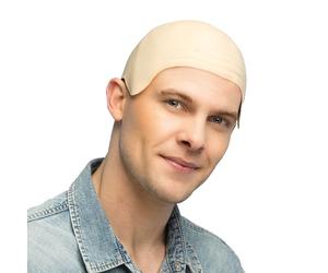 Boland 04224 - Perruque Chauve en Latex pour Carnaval, Halloween et JGA, Perruque sans Poils pour déguisement (Lot de 2)