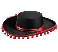 Boland 04264 - Chapeau Espagnol Deluxe - Noir - Pour homme - Espagnol - Torero - Corrida - Chapeau - Carnaval - Fête à thème