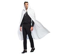 Boland 10106485 Cape Domino Dusk Hood 180 cm Blanc Adulte