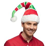 Boland 13321 - Bonnet Père Noël, couvre-chef, accessoire pour costumes d'elfes, accessoires pour carnaval, Noël ou fête à thème