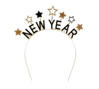 Boland 13477 - Tiara New Year avec étoiles, serre-tête pour le Nouvel An ou un anniversaire, accessoire pour costumes, couronne