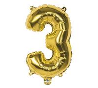 Boland 21980 Ballon gonflable en film métallique Taille 36 cm En forme de chiffre Ballon gonflable pour anniversaire, jubilé, année jubilaire, année de vie, fête-surprise, anniversaire d’enfant, décoration