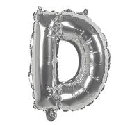 Boland 22103 Ballon gonflable Lettre D Argenté 36 cm