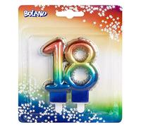 Boland 30141 Bougie numérotée Multicolore Taille Unique