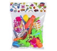 Boland 30799 - Lot de 40 toupies, yo-yos, attrapeurs, sifflets, Jeux d'adresse, Cadeau, Anniversaire