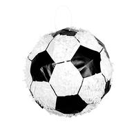Boland 30943 Pinata Ballon de football rond en carton Noir/blanc 30 x 30 cm