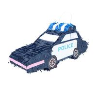 Boland 30970 Pinata Voiture de police 56 x 23 cm x 18 cm Décoration à suspendre pour anniversaire, fête à thème et carnaval