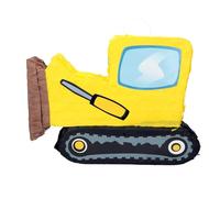 Boland - 30980 - Pinata bulldozer, 45 x 10 x 33 cm, décoration à suspendre, décoration pour anniversaire, fête à thème et carnaval