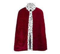 Boland 36102 - Manteau royal Majesté, 90 cm, cape, jeté en peluche, déguisements de carnaval enfants, accessoires de déguisement pour le carnaval ou la fête à thème