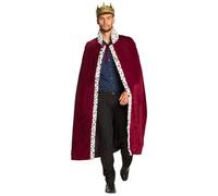 Boland 36105 - Manteau royal majesté pour adulte - 140 cm - Cape en peluche - Duc - Carnaval, carnaval, soirée à thème, Halloween