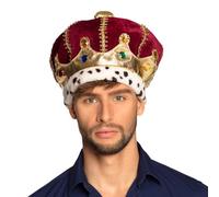 Boland 36106 - Chapeau Majesté, couronne pour adultes, accessoires de costume pour carnaval ou fête à thème, déguisements de carnaval, JGA