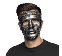 Boland - 43986 - Masque antique, demi-masque pour adultes, accessoire de costume pour Halloween, carnaval, soirée à thème