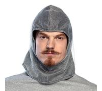 Boland 44025 - Capuche de chevalier pour adultes, cagoule, bonnet pour déguisements de carnaval, accessoires pour costumes médiévaux, déguisement pour carnaval et fête à thème