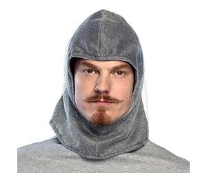 Boland 44025 - Capuche de chevalier pour adultes, cagoule, bonnet pour déguisements de carnaval, accessoires pour costumes médiévaux, déguisement pour carnaval et fête à thème