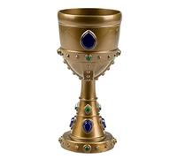 Boland 44042 - Calice Arthur, taille env. 18 cm, capacité de remplissage 25 cl, coupe noble, roi, carnaval, Halloween, Mardi gras, fête à thème, déguisement