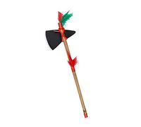 Boland 44133 Hache indienne 38 cm Multicolore Indien Wild West Arme Tomahawk Plumes Plastique Accessoire Carnaval Fête à thème Déguisement Jouet Taille Unique