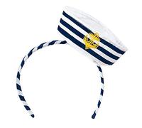 Boland 44356 - Tiara Navy Sailor avec casquette, serre-tête, marin, matelot, marin, marine, accessoire, serre-tête, couvre-chef, costume, fête de carnaval, carnaval
