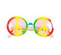 Boland 44520 - Lunettes de fête, style hippie en plastique, sans correction, pour costume de carnaval, accessoires de costume pour carnaval et fête à thème
